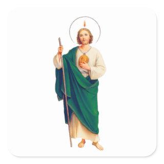 San Judas Tadeo Square Sticker