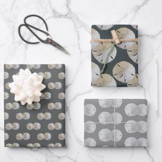 Sand Dollars Gray Patterned  Sheets