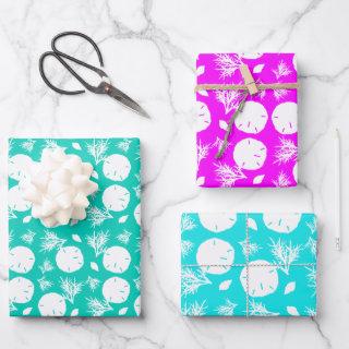 Sand Dollars Sea Coral Tropical Colors  Sheets