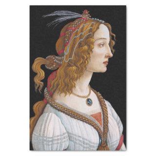 Sandro Botticelli - Portrait of Simonetta Vespucci Tissue Paper