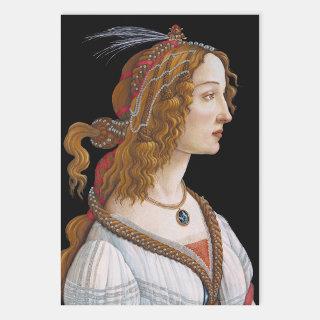 Sandro Botticelli - Portrait of Simonetta Vespucci  Sheets