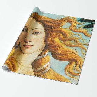 Sandro Botticelli The Birth of Venus Face Detail