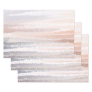 Sandy Beach Summer Tan Abstract Watercolor   Sheets