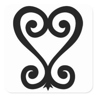 Sankofa Black/White Stickers