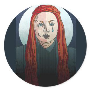 Sansa Stark Game of Thrones Classic Round Sticker