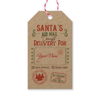 Santa Approved  Gift Tags