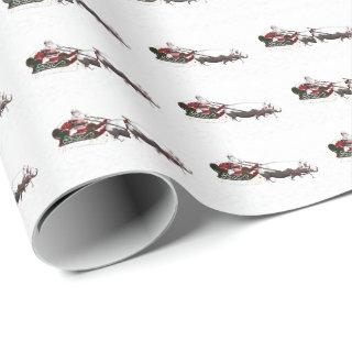 Santa Claus Hippo Sleigh