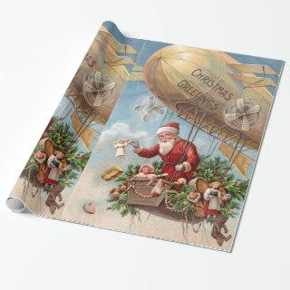 Santa Claus in Airship