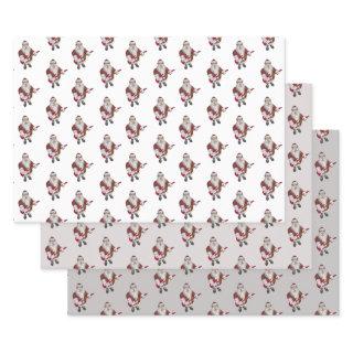 Santa Claus Rock Star  Sheets