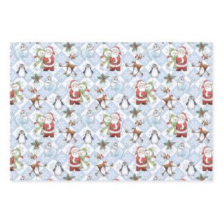 Santa Claus, Snowman, Rudolph, Cat  Sheets
