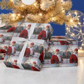 Santa Claus Trump With MAGA Hat