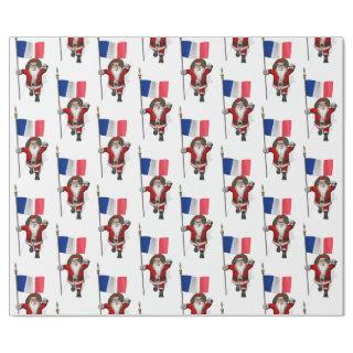Santa Claus With Ensign Of France