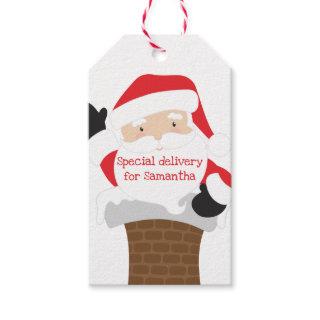 Santa Clause special delivery for kids children Gift Tags