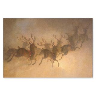 Santa Claus's Reindeer by William Holbrook Beard Tissue Paper