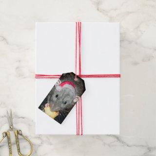 Santa Dumbo rat gift tags (pack of 10)