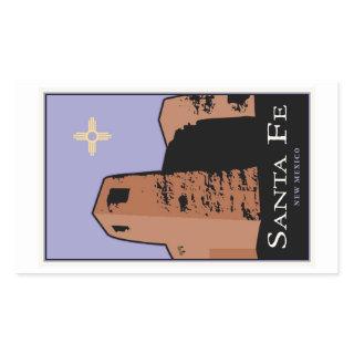 Santa Fe Rectangular Sticker