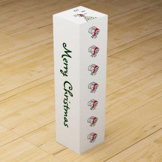 Santa Fly Wine Gift Box