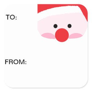 "Santa Gift Tags" Stickers