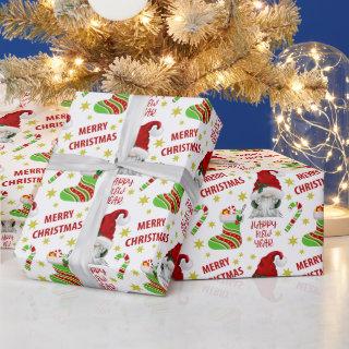 Santa Gnome and Stocking Merry Christmas