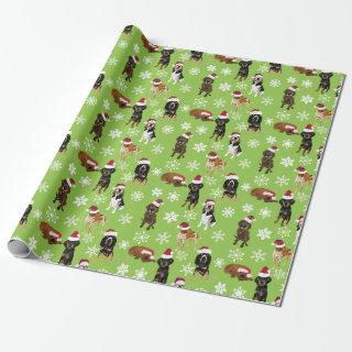 Santa Hat Snowflake Green