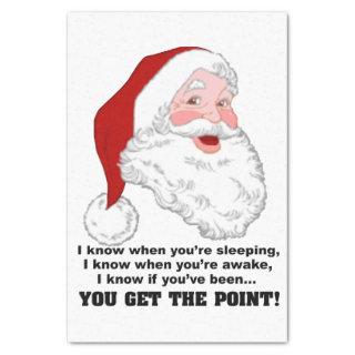 Santa Knows Tissue Paper