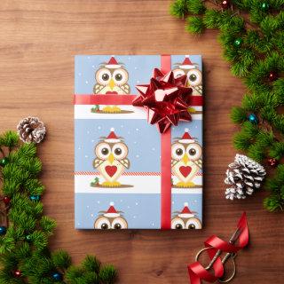 Santa Owl Christmas Holiday