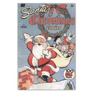 Santa's Christmas Comics 1952 Tissue Paper