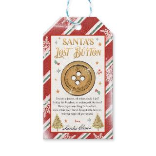 Santa's Lost Button Christmas Eve Box Filler Gift Tags