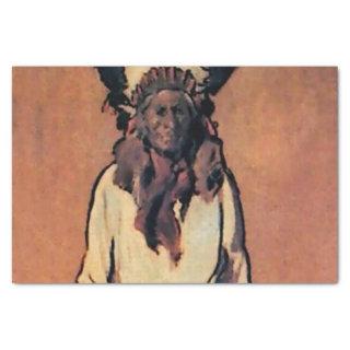 “Santiago” Western Art by Gerald Cassidy Tissue Paper