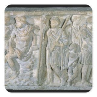 Sarcophagus Square Sticker