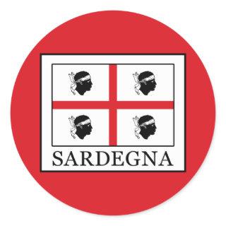 Sardegna Classic Round Sticker