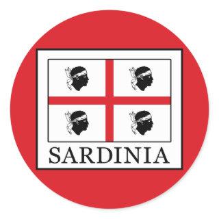 Sardinia Classic Round Sticker