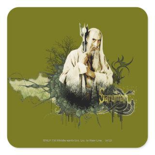 SARUMAN™ Vector Collage Square Sticker