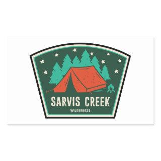 Sarvis Creek Wilderness Colorado Camping Rectangular Sticker