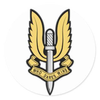 SAS Insignia Classic Round Sticker