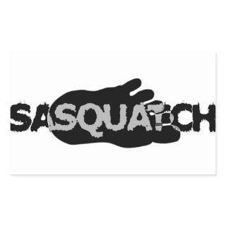 Sasquatch Rectangular Sticker