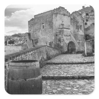 Sassi di Matera, Italy Square Sticker