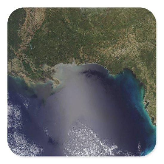 Satellite view of the Southeastern United State 2 Square Sticker