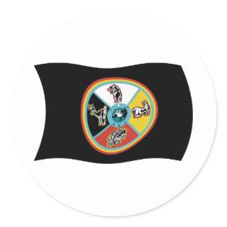 Sault Ste. Marie Tribe Flag Sticker