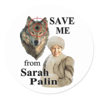 Save From Sarah Classic Round Sticker