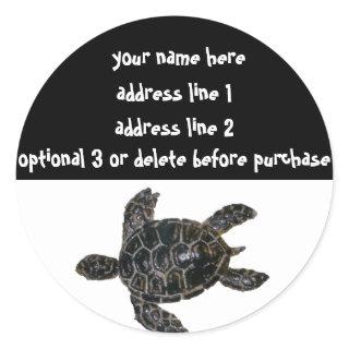 Save the Turtles Address Labels
