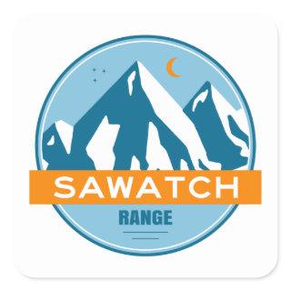 Sawatch Range Colorado Square Sticker