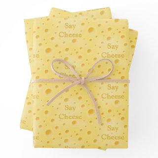 "Say Cheese" Holey Swiss Cheese Customizable  Sheets