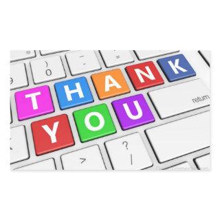 ***SAYING THANK YOU**** COMPUTER STYLE STICKER