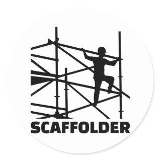 Scaffolder Classic Round Sticker
