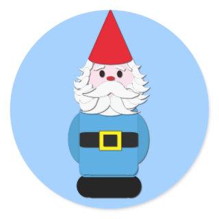 Scandinavian Gnome Classic Round Sticker