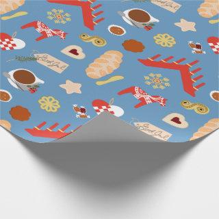 Scandinavian/Swedish Jul Christmas pastries design