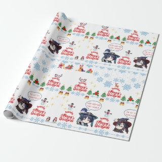 Scaramouche and Mona Pixel-Christmas-theme