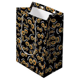 Scaredy Cat Halloween Boo Eyes Bat Medium Gift Bag
