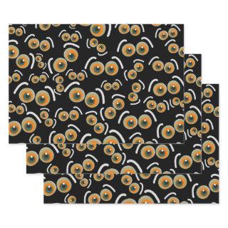 Scaredy Cat Halloween Boo Eyes Bat  Sheets